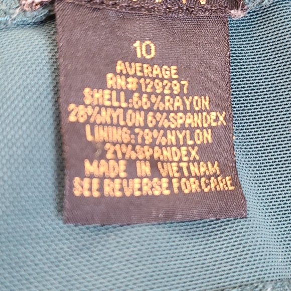 B1G1 Free Green Zip Up Jeggins Type Pants Sz 10 - Picture 3 of 4